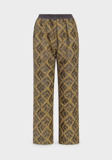 Trousers Cigarette Geometric - Traces of Me