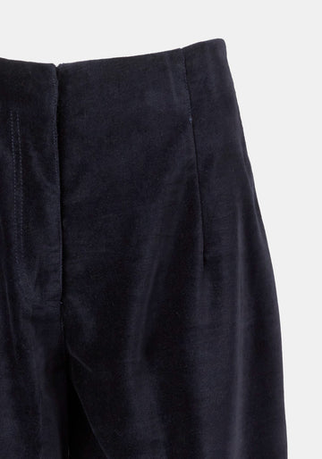 Trousers Kate Velvet Mood Dark Night - Traces of Me