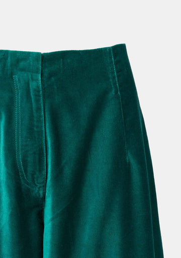 Trousers Kate Velvet Mood Tealpool - Traces of Me