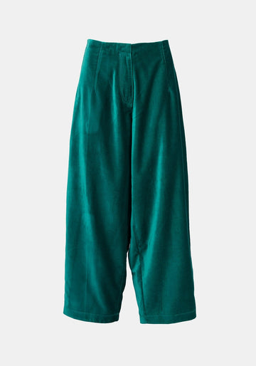 Trousers Kate Velvet Mood Tealpool - Traces of Me