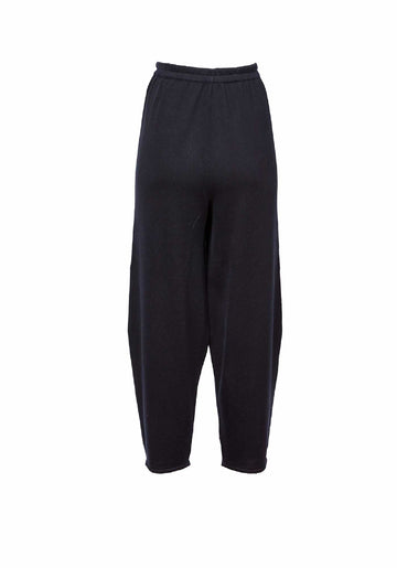Trousers Oriental Dark Night – silk, alternate view | Traces of Me