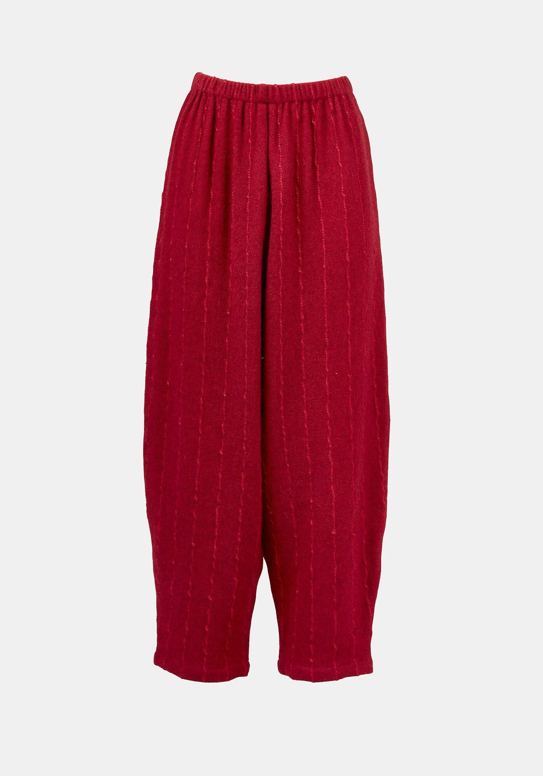 Trousers Oriental Hemp Stripes Cherry - Traces of Me
