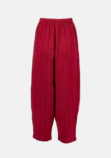 Trousers Oriental Hemp Stripes Cherry - Traces of Me