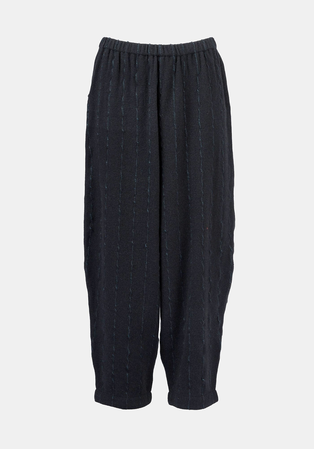 Trousers Oriental Hemp Stripes Dark Night - Traces of Me