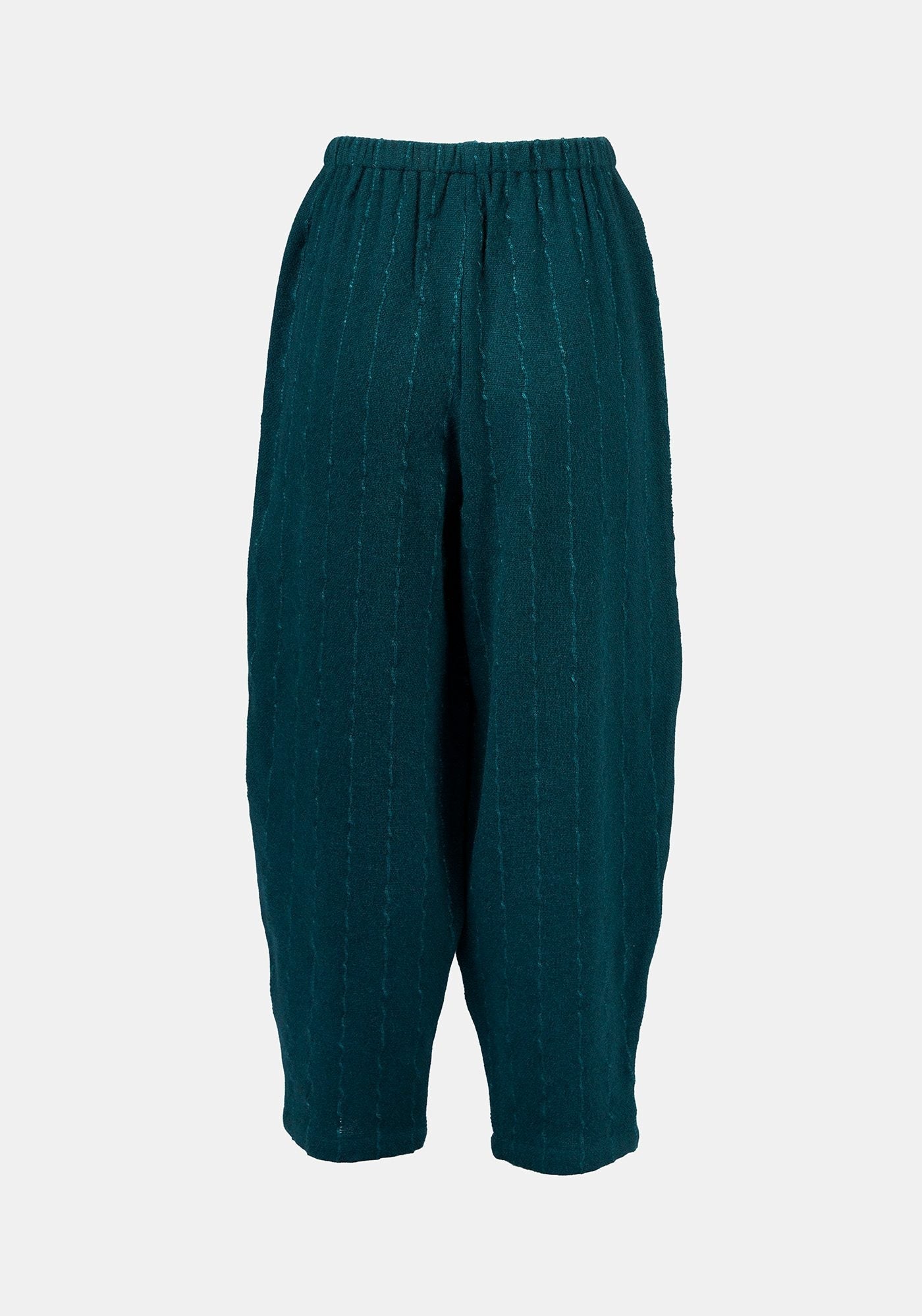 Trousers Oriental Hemp Stripes Peacock - Traces of Me