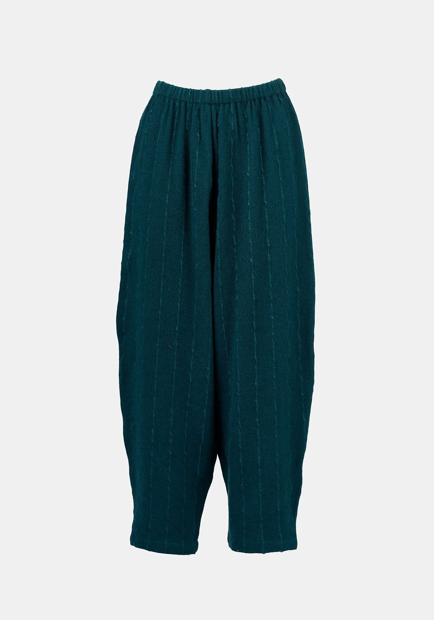 Trousers Oriental Hemp Stripes Peacock - Traces of Me