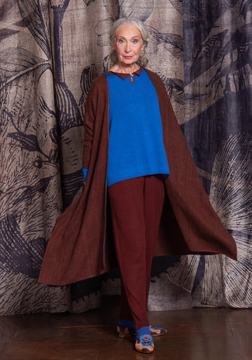 Trousers Oriental Hollister – silk, alternate view | Traces of Me