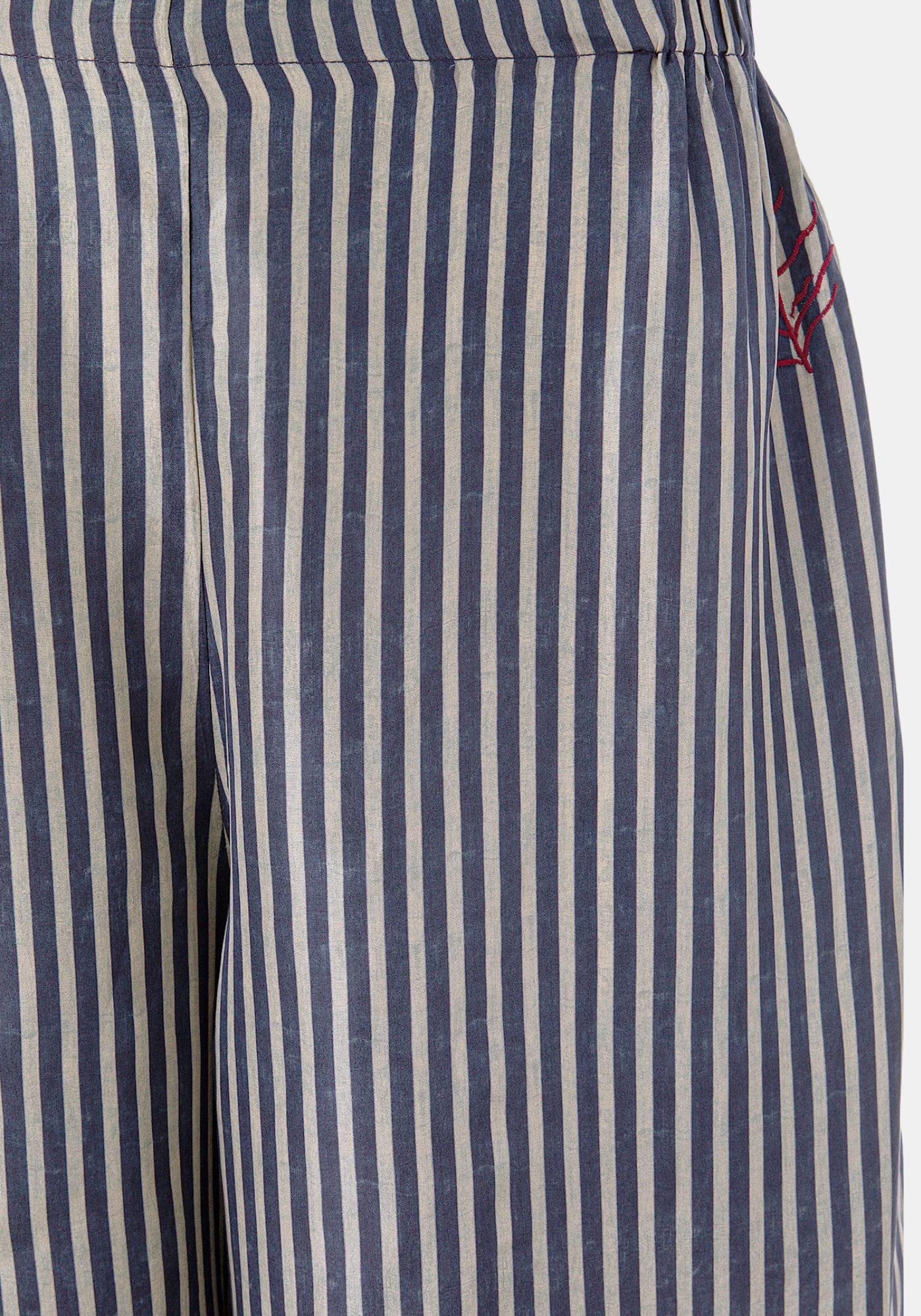 Trousers Oriental Stripes Indigo - Traces of Me