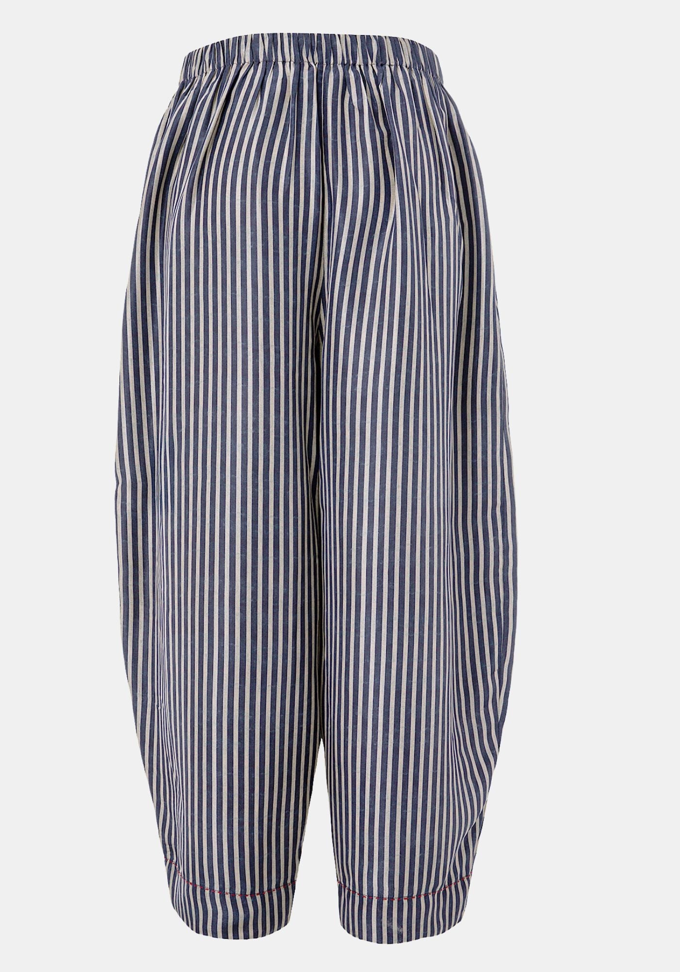 Trousers Oriental Stripes Indigo - Traces of Me