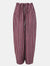 Trousers Oriental Stripes TM Rouge - Traces of Me