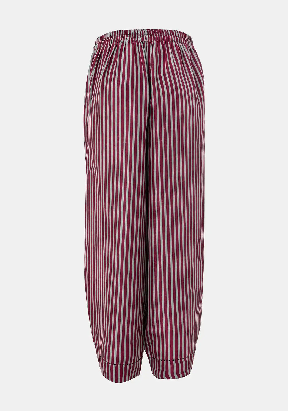 Trousers Oriental Stripes TM Rouge - Traces of Me