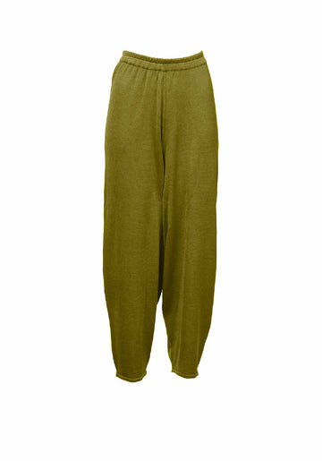 Trousers Oriental Weed – silk, product view | Traces of Me