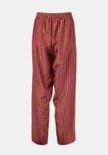 Trousers Peter Stripes Prune - Traces of Me
