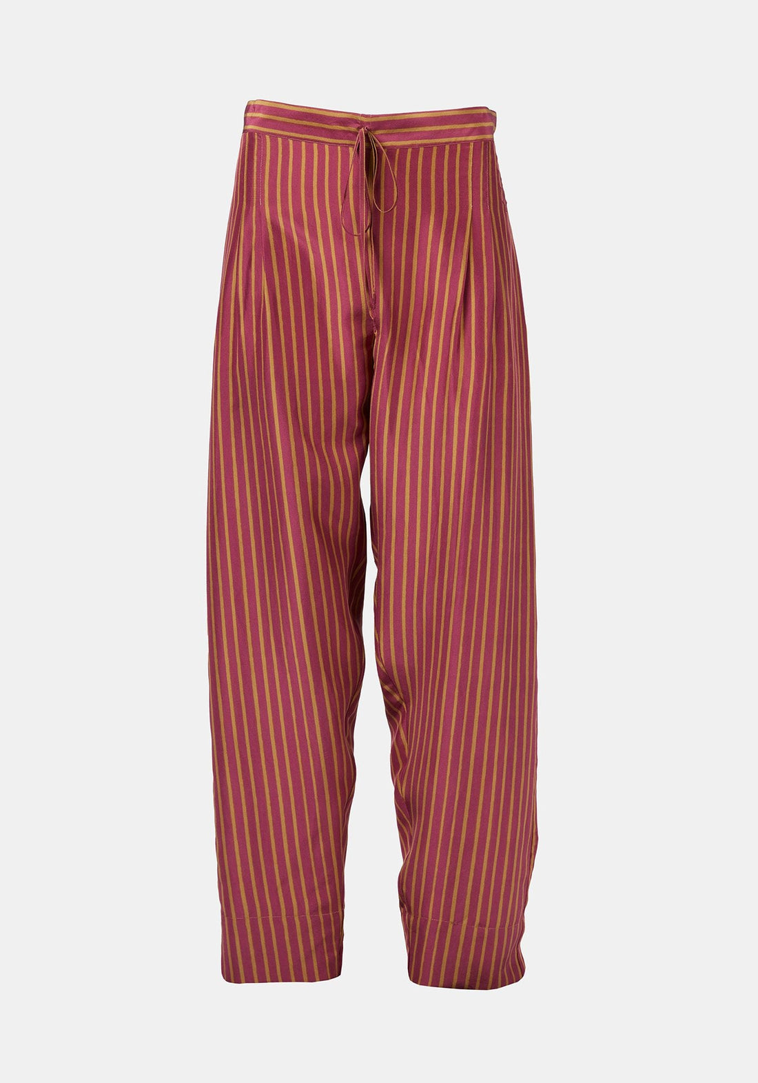 Trousers Peter Stripes Prune - Traces of Me