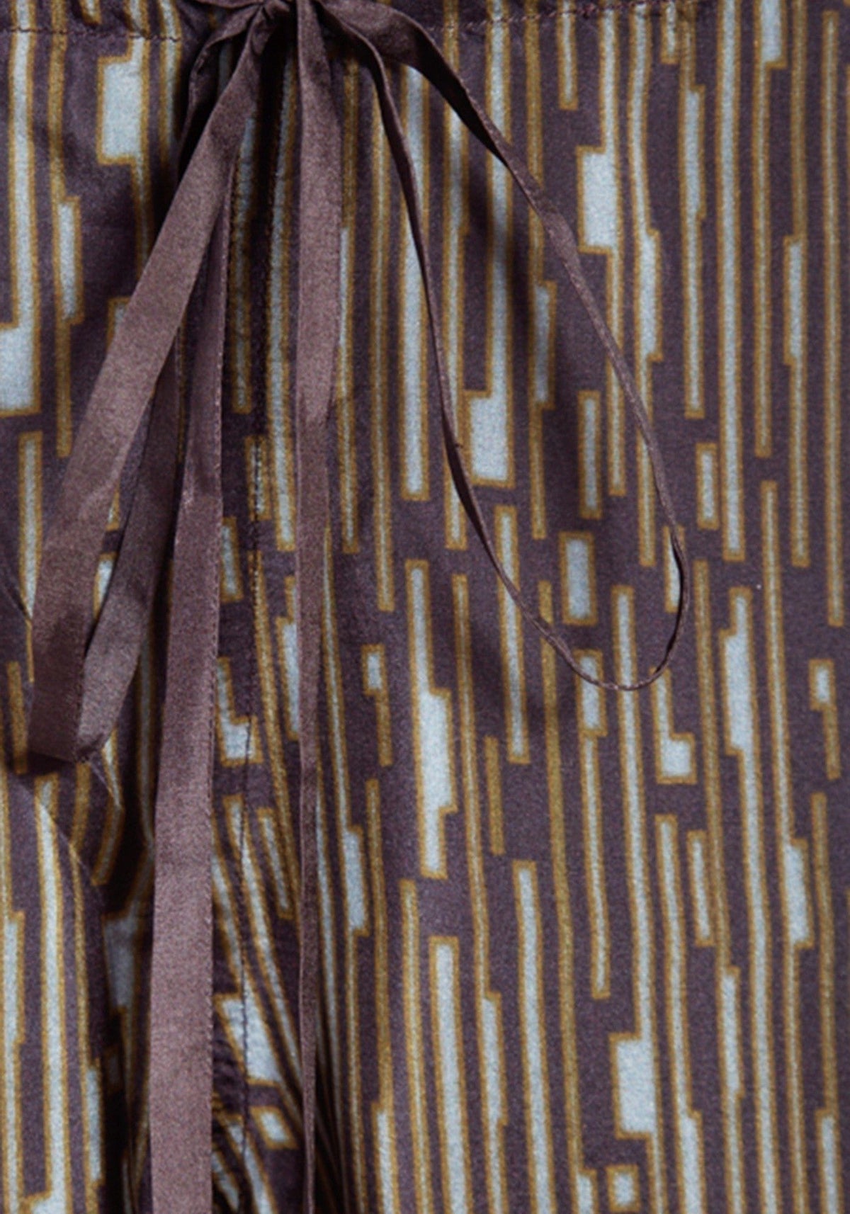 Calças Pyjama Wood Stripes – pormenor