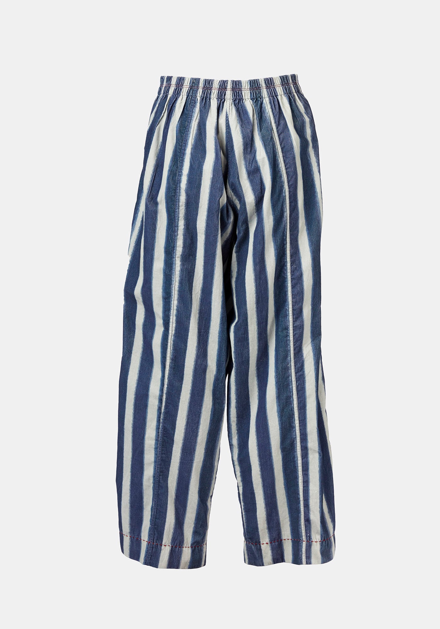 Trousers Zayin Watercolour Stripes Indigo - Traces of Me