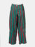 Trousers Zayin Watercolour Stripes Malachite Green - Traces of Me
