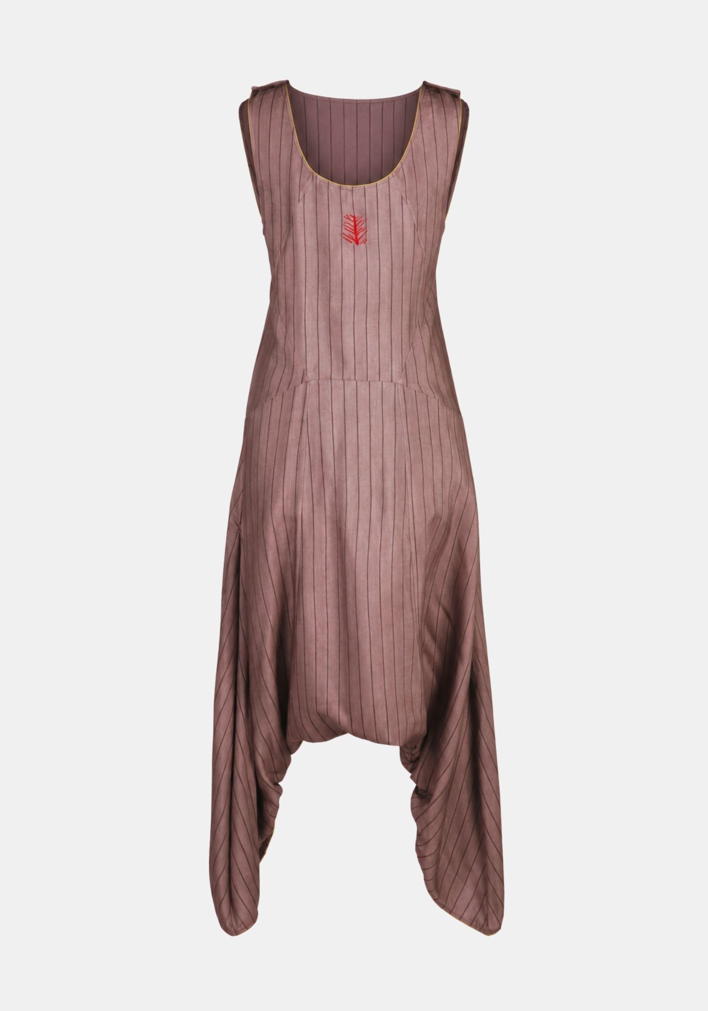 Trousers/Puzzle/Cotton Silk with Stripes - Traces of Me