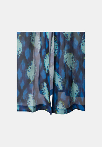 Tunic Cape Ikat Leaves - Traces of Me