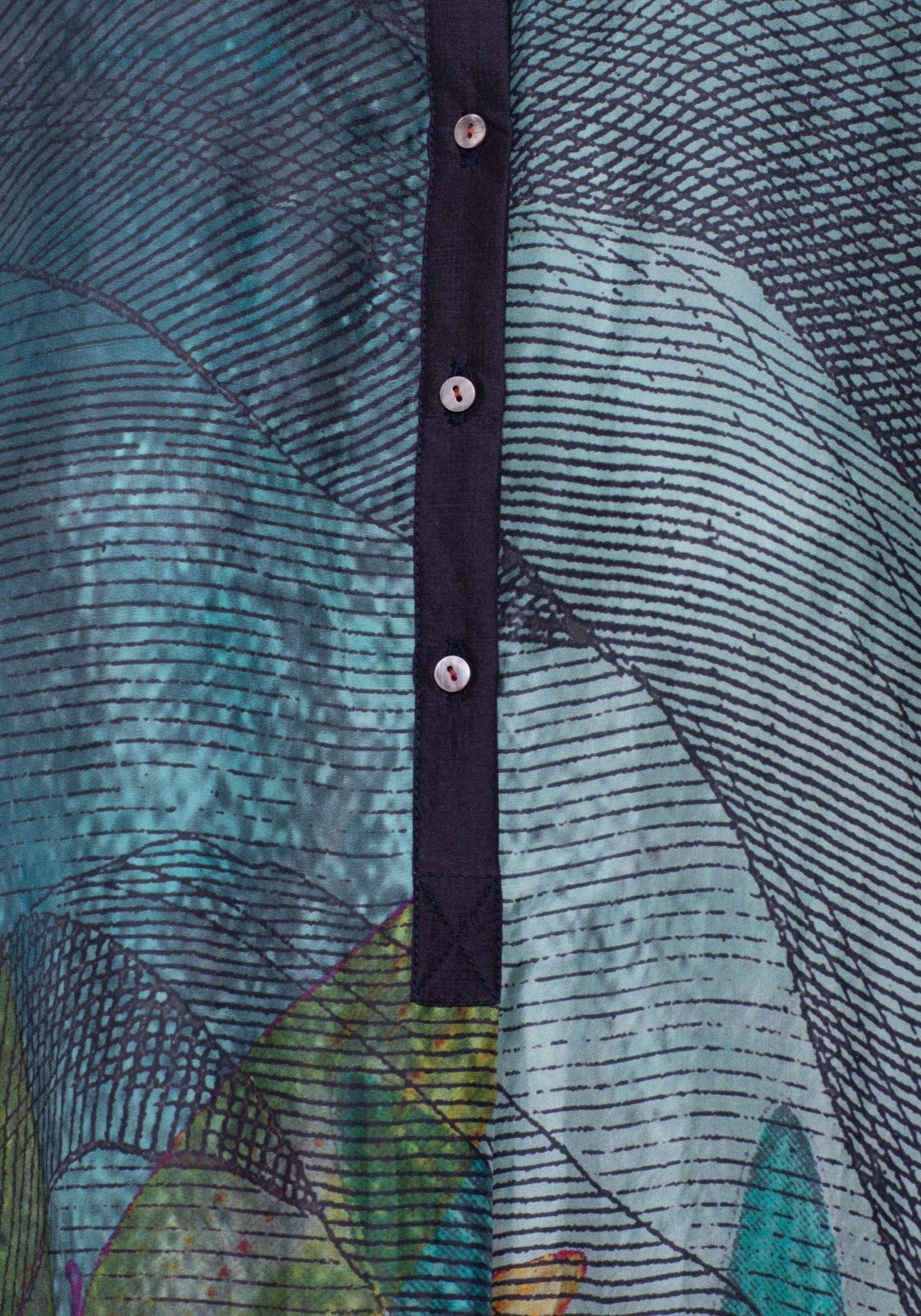 Túnica Kurta Solitude – pormenor