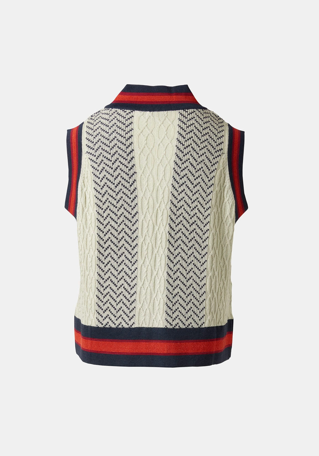 Vest Jacquard Cables - Traces of Me