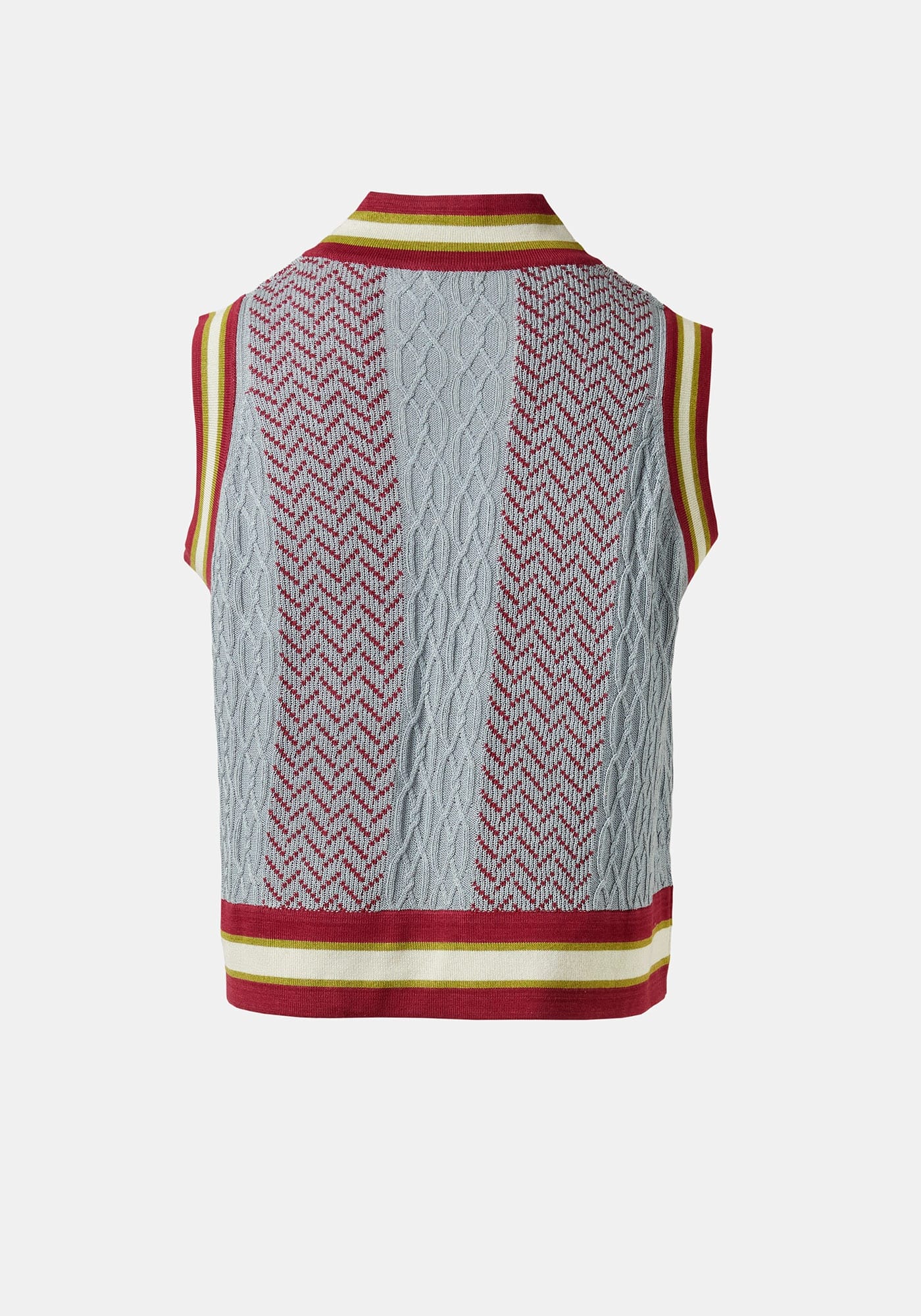 Vest Jacquard Cables - Traces of Me