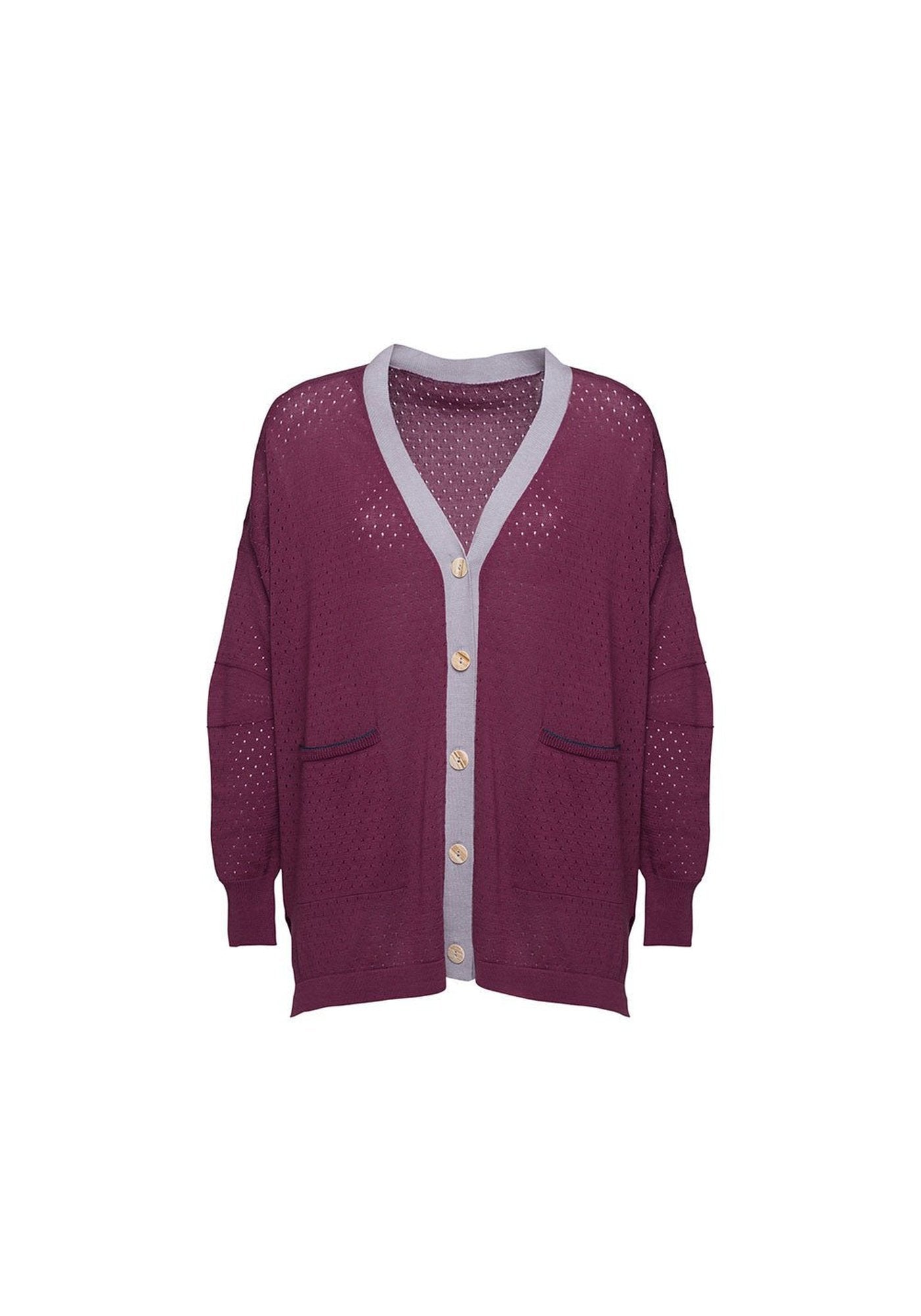 Cardigan Long Rio Red - Traces of Me
