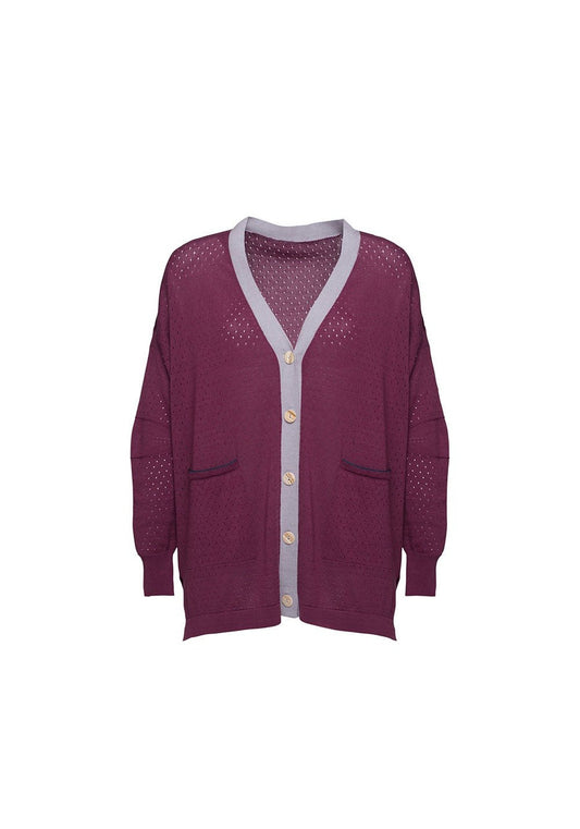 Cardigan Long Rio Red - Traces of Me
