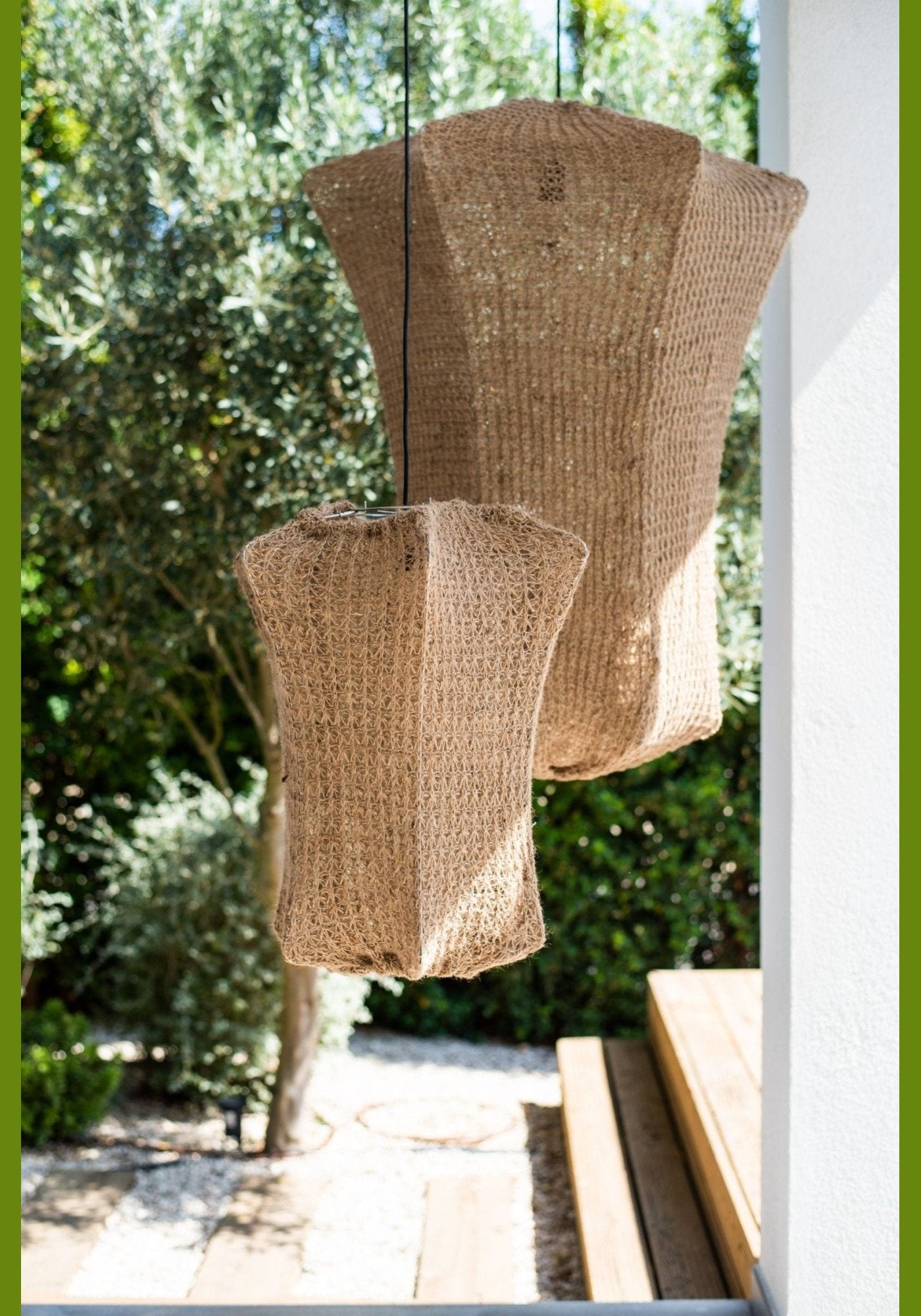 Lamp Skardu Rafia net Medium - Traces of Me