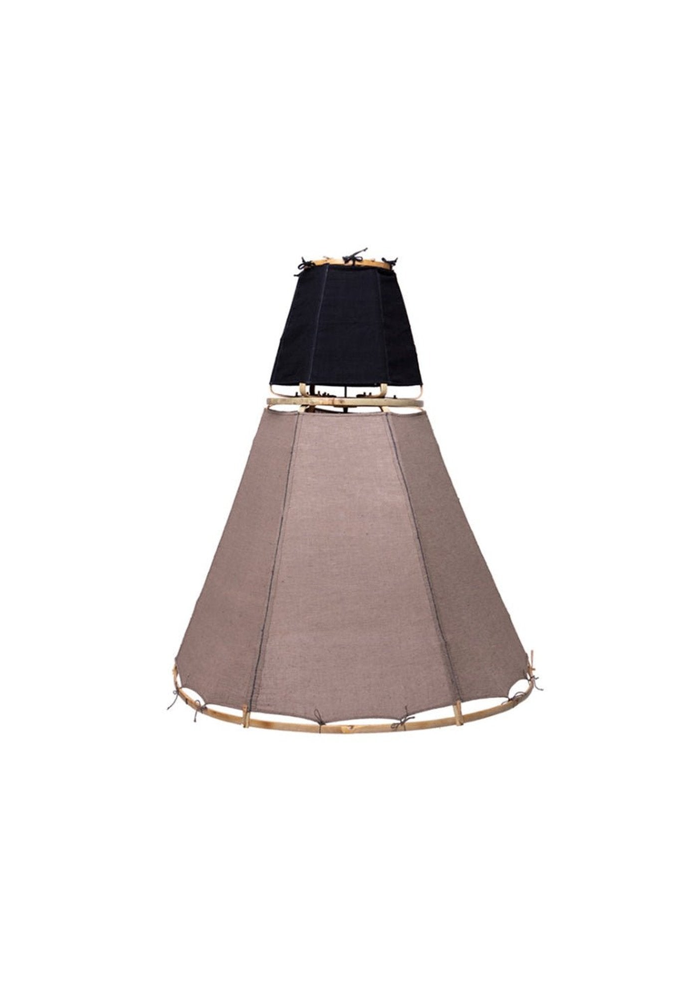 Lamp Tipy Big TOP/BOTTOM Bamboo - Traces of Me