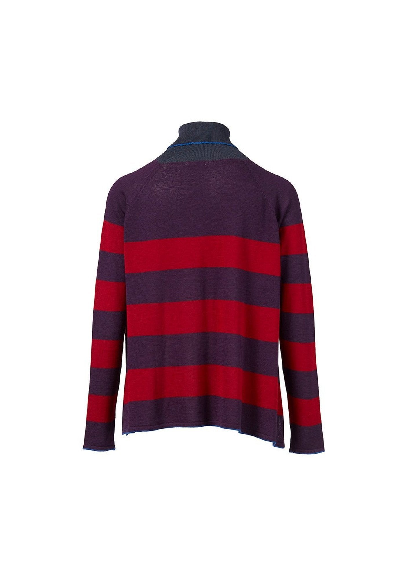 Top Key Turtle Neck Wide Stripes - Traces of Me
