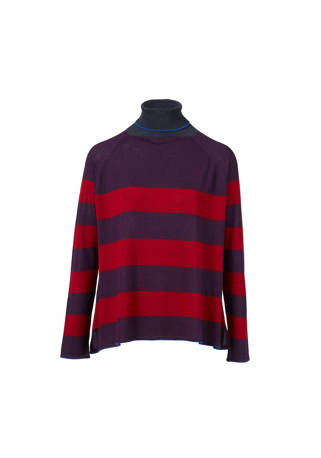 Top Key Turtle Neck Wide Stripes - Traces of Me