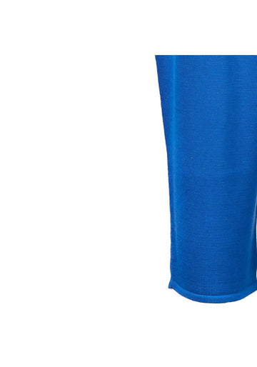Trousers Oriental Knitted – Sapphire, silk, alternate view | Traces of Me