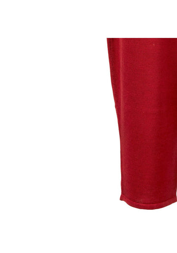 Trousers Oriental Knitted – Rust, silk, alternate view | Traces of Me