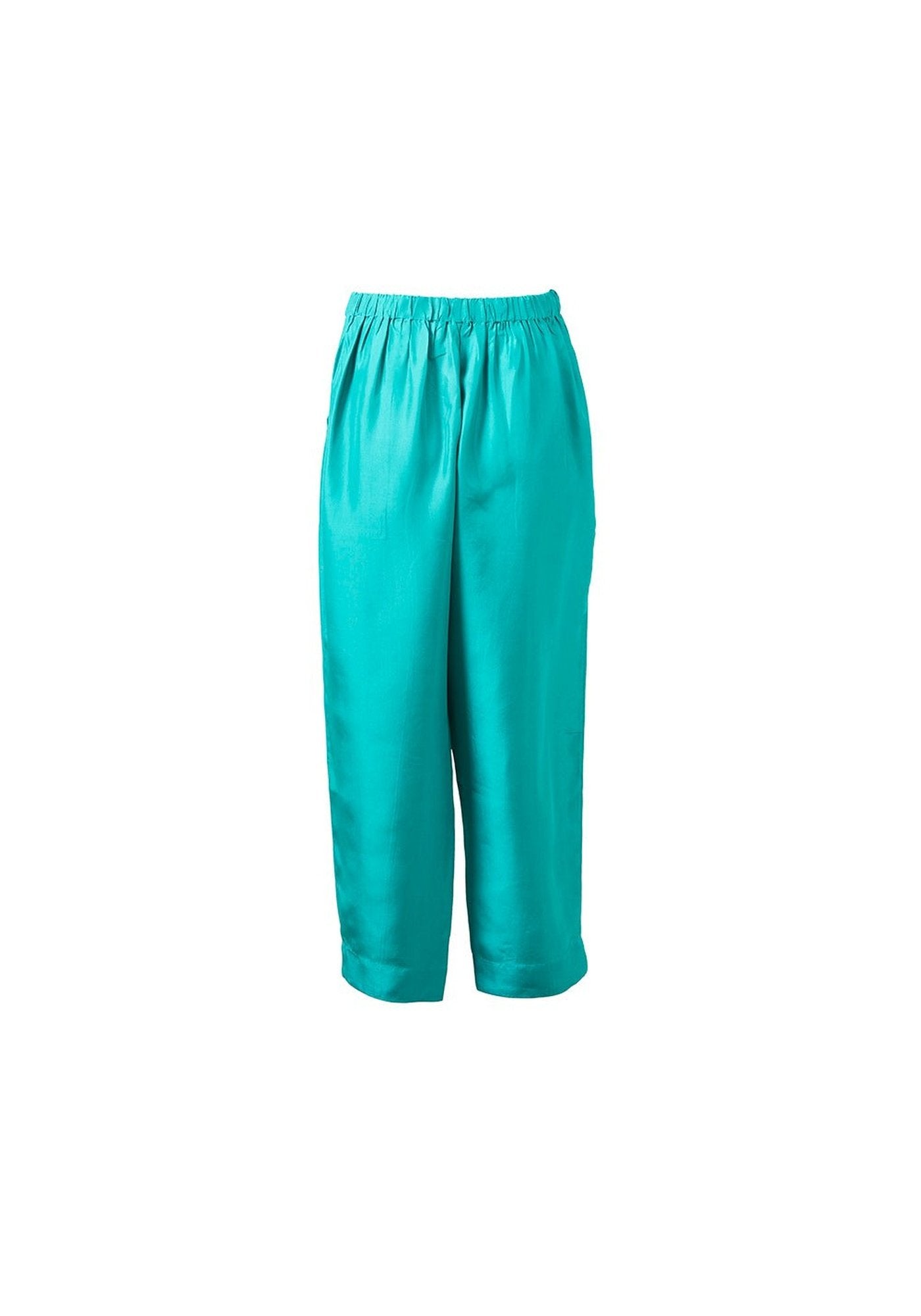 Trousers Still Teal Blue - Traces of Me