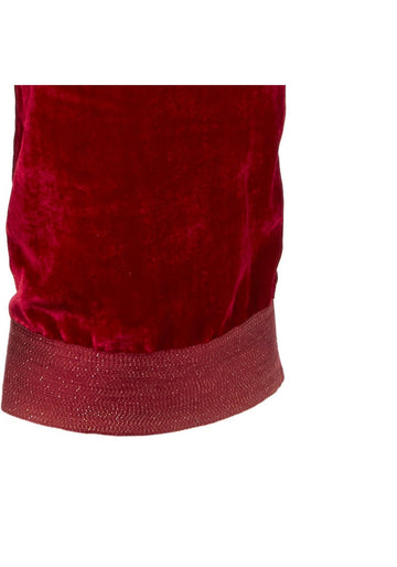 Trousers Still Velvet Mood – Framboise, silk-viscose blend, alternate view | Traces of Me